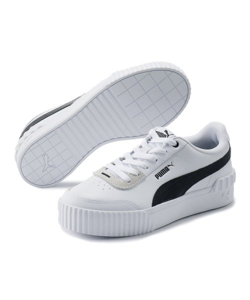 PUMA(プーマ)/プーマ キャリーナ リフト ウィメンズ スニーカー/PUMAWHITE-PUMABLACK