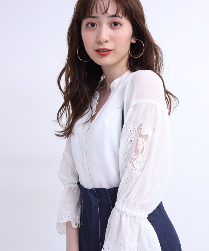 刺繍ブラウス リランドチュール Rirandture Magaseek