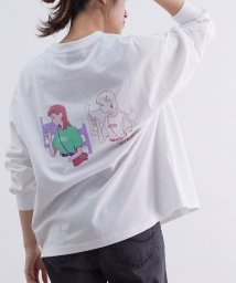 VIS(ビス)/【ともわかコラボ】【WEB限定】天竺BIGロングTシャツ/ホワイト系（11）