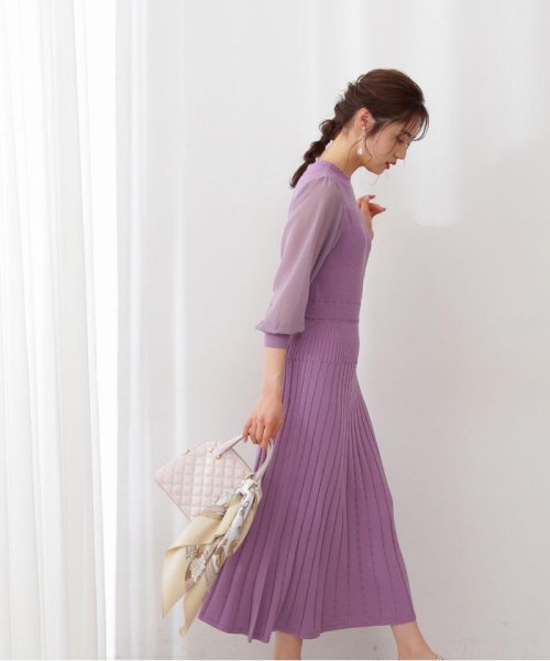 セール シアースリーブニットワンピース プロポーション ボディドレッシング Proportion Body Dressing Magaseek