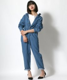 salong hameu(salong hameu)/【Salong hameu】Lee◆JUMP SUITS/デニムつなぎ ジャンプスーツ/ブルー