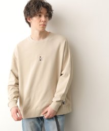 JUNRed(ジュンレッド)/ROSTER BEAR別注刺繍スウェットクルー/ベージュ（27）