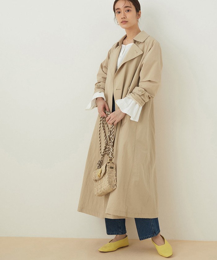 セール Web限定 Aラインオーバートレンチコート アダム エ ロペ Adam Et Rope Magaseek