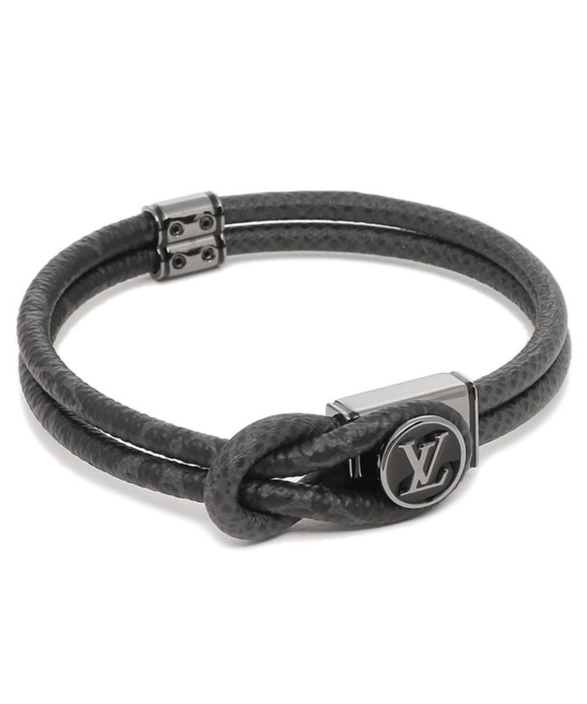 ルイヴィトン ブレスレット アクセサリー バングル ブラスレ ループ イット モノグラム ブラック シルバー メンズ Louis Vuitton M6780d ルイ ヴィトン Louis Vuitton Magaseek