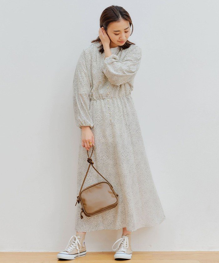 クーポン開催中 セール 40 Off Ffc シャドー ドット セミフレア ワンピース グリーンレーベルリラクシング Green Label Relaxing Magaseek