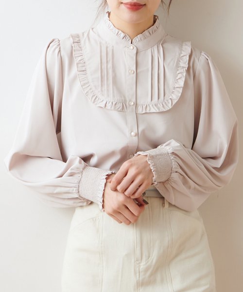 セール 無地チェックアソートブラウス ナイスクラップ アウトレット Nice Claup Outlet Magaseek