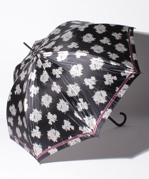 LANVIN Collection(umbrella)(ランバンコレクション（傘）)/LANVIN COLLECTION（ランバンコレクション）婦人雨傘　耐風/チャコールグレー