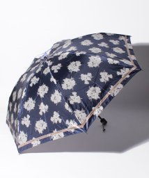 LANVIN Collection(umbrella)(ランバンコレクション（傘）)/LANVIN COLLECTION（ランバンコレクション）婦人折りたたみ雨傘/ネイビーブルー