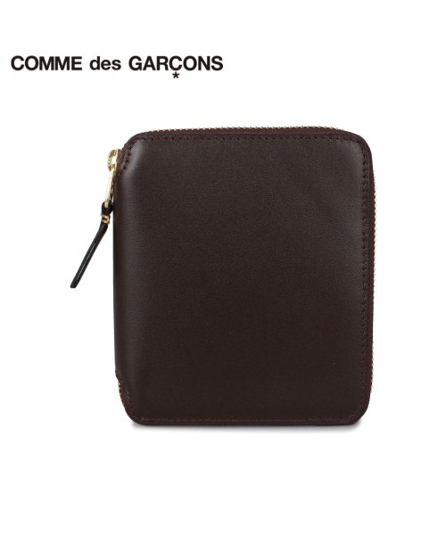 COMME des GARCONS(コムデギャルソン)/コムデギャルソン COMME des GARCONS 財布 二つ折り メンズ レディース ラウンドファスナー CLASSIC ブラウン SA2100/ブラウン