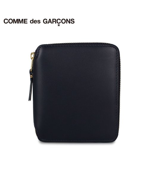COMME des GARCONS(コムデギャルソン)/コムデギャルソン COMME des GARCONS 財布 二つ折り メンズ レディース ラウンドファスナー CLASSIC ネイビー SA2100/ネイビー