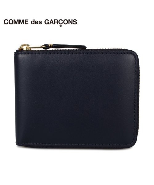 COMME des GARCONS(コムデギャルソン)/コムデギャルソン COMME des GARCONS 財布 二つ折り メンズ レディース ラウンドファスナー CLASSIC ネイビー SA7100/ネイビー