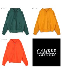 CAMBER(キャンバー)/CAMBER キャンバー パーカー スウェット ジップアップ メンズ 無地 CROSS KNIT FULL ZIP PARKA ブラック ホワイト グレー ネイ/イエロー