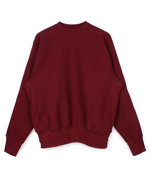 CAMBER(キャンバー)/CAMBER キャンバー トレーナー スウェット メンズ 無地 CROSS KNIT CREWNECK SWEAT SHIRT 234/バーガンディ