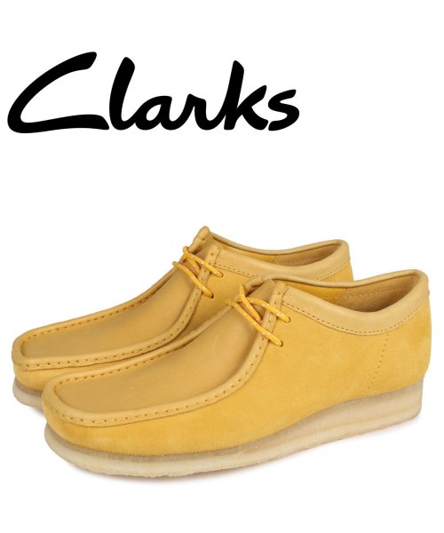 クラークス Clarks ワラビーブーツ メンズ Wallabee Boot イエロー クラークス Clarks Magaseek