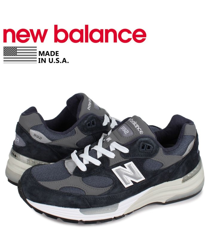 ニューバランス New Balance 992 スニーカー メンズ Dワイズ Made In Usa ネイビー M992gg ニューバランス Newbalance Magaseek