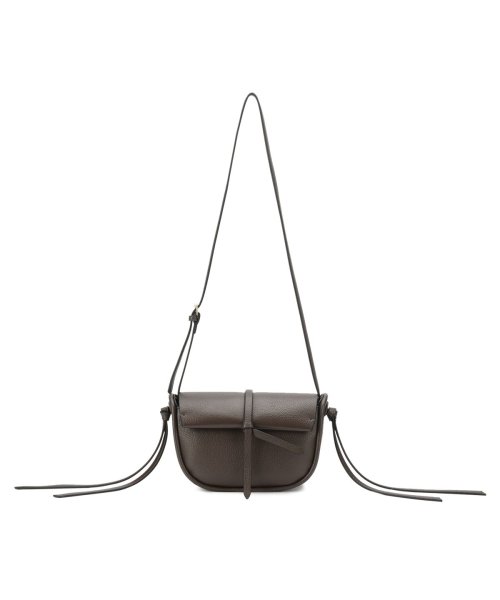 Ungrid(アングリッド)/アングリッド Ungrid バッグ ショルダーバッグ レディース SHOULDER BAG ブラック ベージュ オリーブ オーク ダーク ブラウン キャメル ワ/ダークブラウン