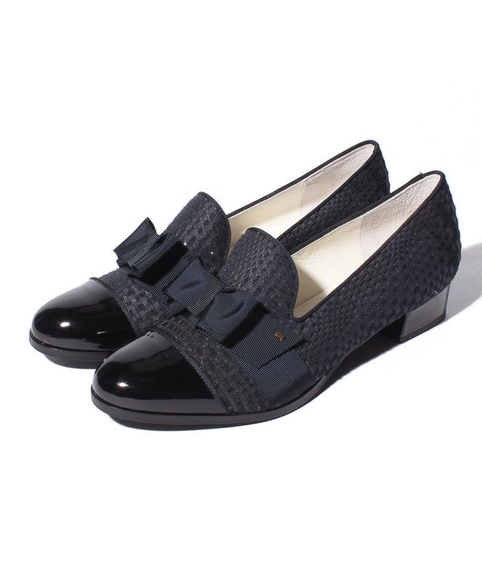 リボンモチーフオペラシューズ Lb ランバンオンブルー シューズ Lanvin En Bleu Shoes Magaseek