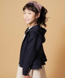 a.v.v(KID'S)(アー・ヴェ・ヴェキッズ)/[100－130]【羽織に最適】ダンボールパーカー[WEB限定サイズ]/ネイビー