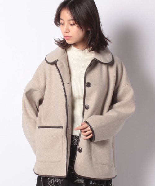 セール 40 Off ステンカラーパイピングショートコート イング Ingni Magaseek