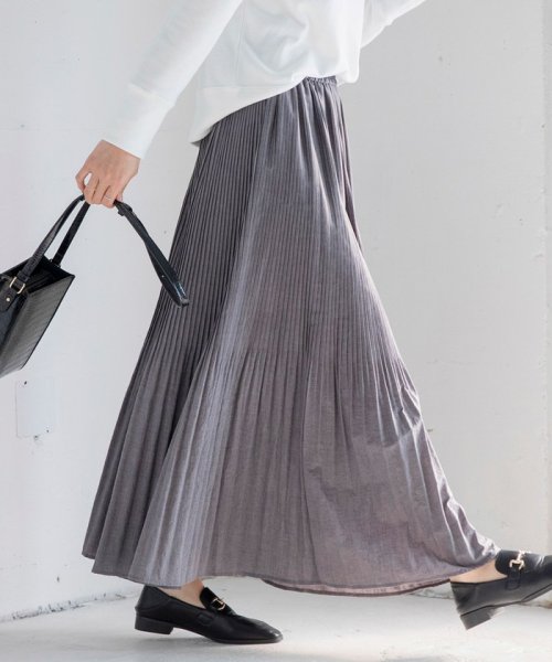 マキシ丈ヴィンテージプリーツスカート コーエン Coen Magaseek