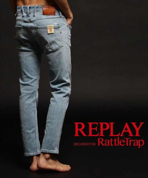 RATTLE TRAP(ラトルトラップ)/REPLAY×RATTLE TRAP 【AGED 20 YEARS】 ANBASS/ブルー
