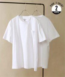 ikka(イッカ)/PACK Tシャツ(2枚入り)/ホワイト