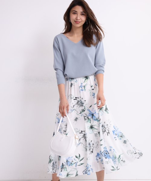 エアリーフラワープリントスカート ジャスグリッティー Jusglitty Magaseek