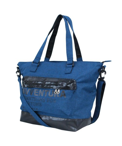 アヴェンチュラ トートバッグ ショルダートート 男女兼用 ユニセックス 大人ファスナー 大きめ 大容量 ナイロン カジュアル ストリート ランナー Runner Magaseek