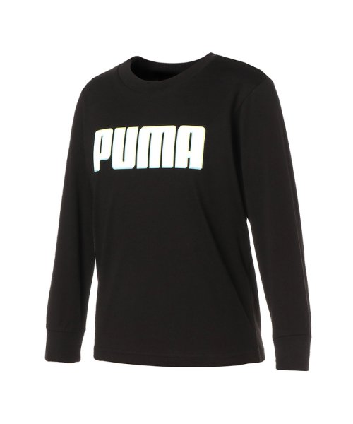 PUMA(プーマ)/キッズ ALPHA 長袖 Tシャツ 120－160cm/PUMABLACK