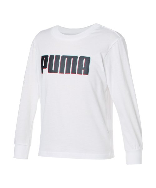 PUMA(プーマ)/キッズ ALPHA 長袖 Tシャツ 120－160cm/PUMAWHITE