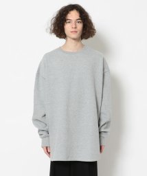 LHP(エルエイチピー)/DankeSchon/ダンケシェーン/PIGMENT CREWNECK/裏起毛クルーネックスウェット/GREY