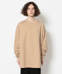 LHP(エルエイチピー)/DankeSchon/ダンケシェーン/PIGMENT CREWNECK/裏起毛クルーネックスウェット/BEIGE