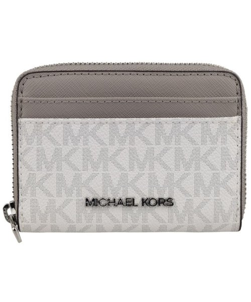 MICHAEL KORS(マイケルコース)/【Michael Kors(マイケルコース)】MichaelKors マイケル JET SET ZA CARD CASE/BRIGHTWHT