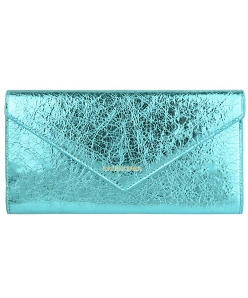 BALENCIAGA(バレンシアガ)/【BALENCIAGA(バレンシアガ)】BALENCIAGA バレンシアガ PAPIER 長財布/TURQUOISE