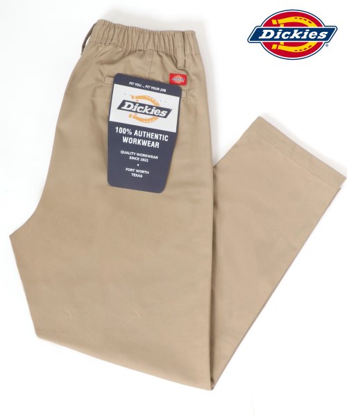 LAZAR(ラザル)/【Lazar】Dickies/ディッキーズ T/Cツイル ワイドテーパード イージーパンツ/シェフパンツ メンズ ボトムス カジュアル ワーク/ベージュ