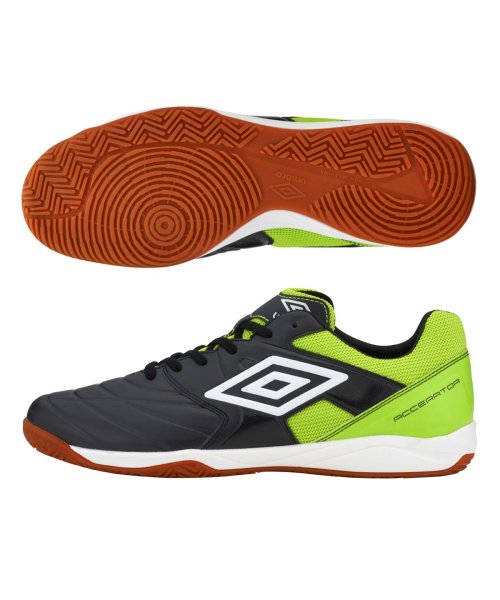 セール アクセレイターサラ Wide In フットサル インドア用 トレーニングシューズ 人工皮革 ワイド幅広 O アンブロ Umbro Magaseek