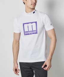 Munsingwear(マンシングウェア)/【ENVOY】 mロゴハイネック半袖シャツ【サンスクリーン】【アウトレット】/ホワイト系 