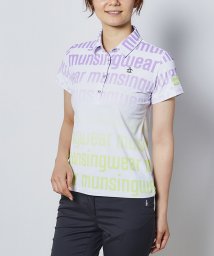 Munsingwear(マンシングウェア)/【ENVOY】グラデーションロゴプリント半袖シャツ【クーリスト D－Tec】【アウトレット】/ホワイト系 