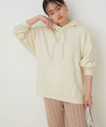 ADAM ET ROPE'(アダム　エ　ロペ)/【アウトレット店舗・WEB限定】コットン裏毛ロングプルパーカ/キナリ（16）