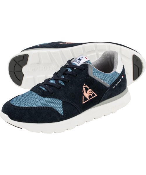 le coq sportif (ルコックスポルティフ)/【池田エライザ着用】LA セーヌ II ワイド  /  LA SEINE II WIDE【アウトレット】/ブルー系