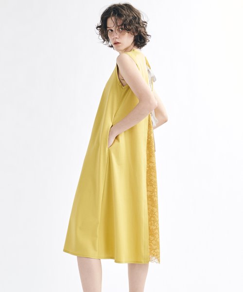 セール バックレースカットソーワンピース ランバンオンブルー Lanvin En Bleu Magaseek