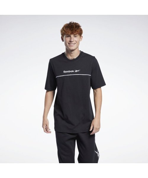 Reebok(リーボック)/クラシックス リニア Tシャツ / Classics Linear T－Shirt/ブラック
