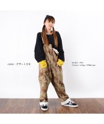 1111clothing(ワンフォークロージング)/オーバーオール サロペット メンズ レディース ワイドパンツ 柄 プリント つなぎ オールインワン 韓国 ファッション 春 ペアルック カップル 春 お揃い 服/その他系2