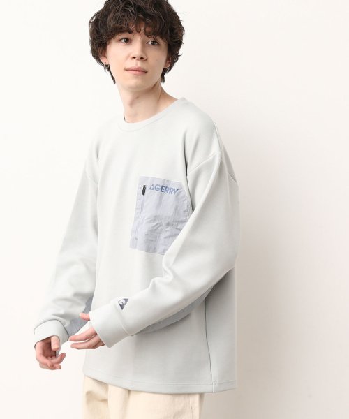 JUNRed(ジュンレッド)/GERRYロングTシャツ/グレー（07）