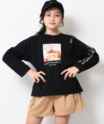 RiCO SUCRE/ハートチャームファスナー肩あきロングTシャツ/503826857