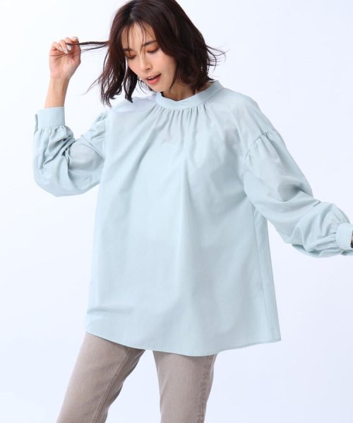 セール アンタイトル Untitled バックリボンギャザーブラウス Magaseek