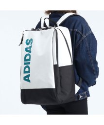 Adidas(アディダス)/アディダス リュック 30L adidas リュックサック 大容量 通学用 中学生 通学リュック 高校生 スクールバッグ バックパック 撥水 A3 62793/ホワイト