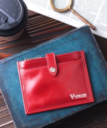 VACUA/薄マチミニ財布 極薄 折財布 ショートウォレット フラグメントケース メンズ 紳士 本革 牛革 光沢 カードケース 箔押し VACUA VA－6211/503827751