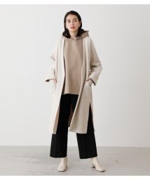 AZUL by moussy(アズールバイマウジー)/ECO SUEDE COLLARLESS COAT/L/BEG1