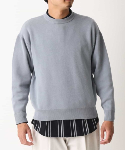 セール スウェットライククルーネックニット Web限定サイズ アー ヴェ ヴェメンズ A V V Men Magaseek